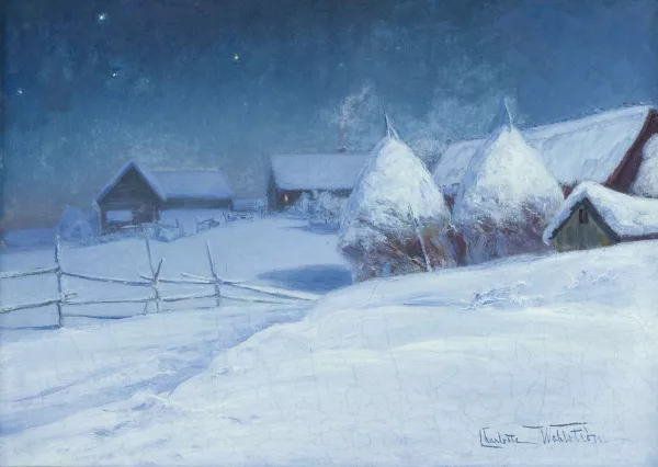 Charlotte Constance Wahlström — Nuit à la montagne