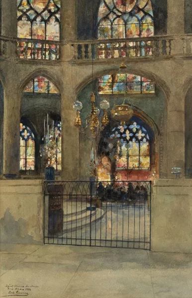 Luis Jiménez Aranda — Vue de l'église "Saint-Etienne du Mont" à Paris