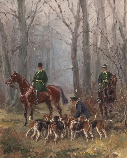 Karl Reille — Chasse à courre,