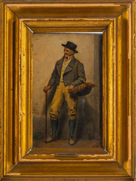 Giacomo Favretto — Attribué à Giacomo Favretto — "Contadino"