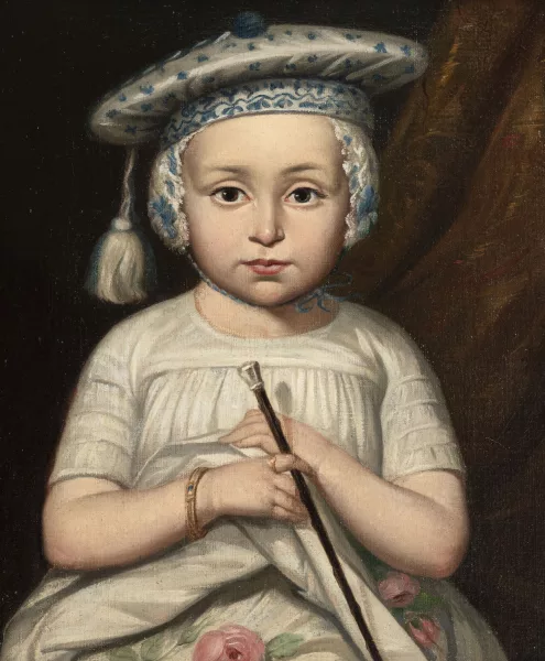 Jean-Auguste-Dominique Ingres — Suiveur de Jean Auguste Dominique Ingres — Portrait d'enfant