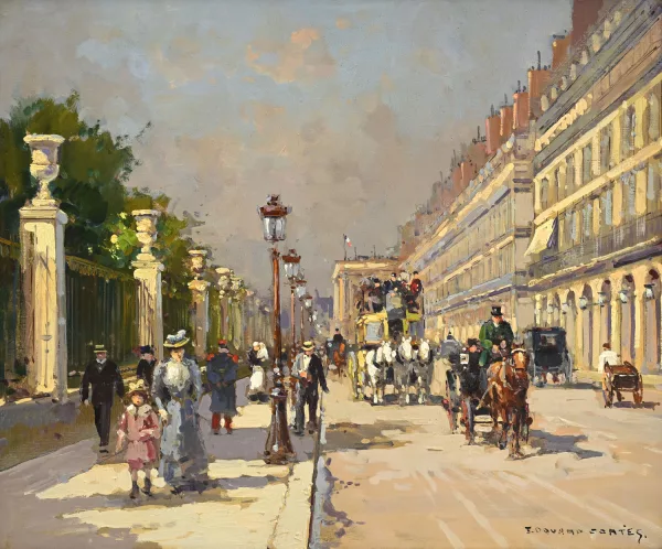 Édouard Cortès — Rue de Rivoli