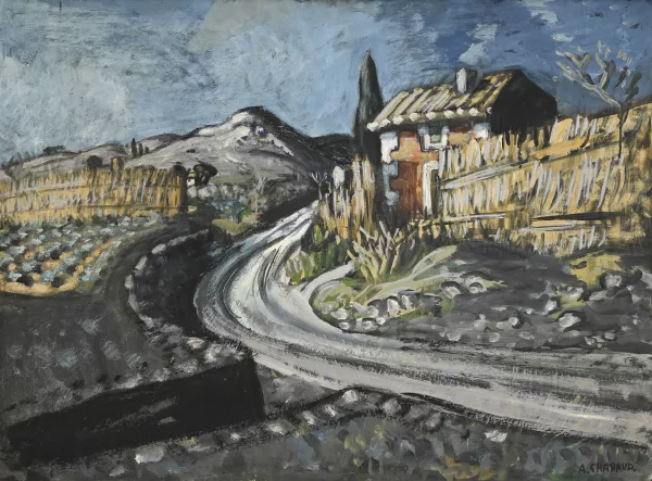 Auguste Chabaud — "Maison au bord de la route"