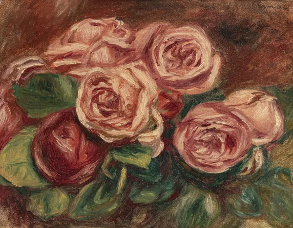 Pierre-Auguste Renoir — Roses-Fragment