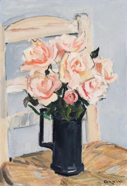 Takanori Oguiss — "Roses à la chaise Van Gogh"