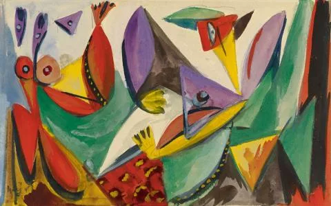 Ernst Wilhelm Nay — Euryanthe IV