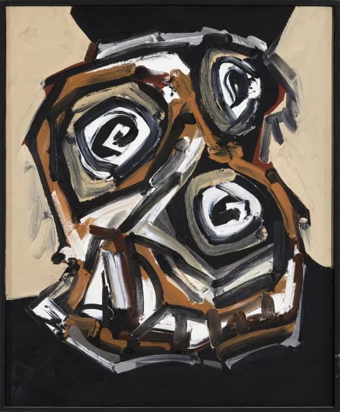 Antonio Saura — Portrait 4/89"