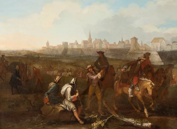 Georg Philipp Rugendas — Nachfolger Die Belagerung einer Stadt