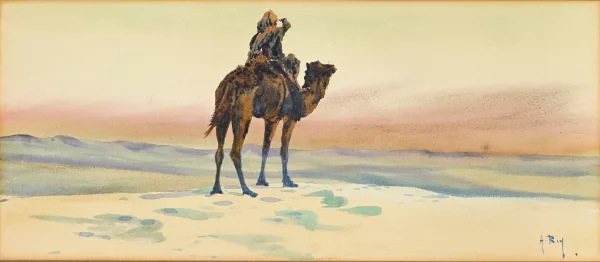 Alphonse Rey — Touareg dans le désert,