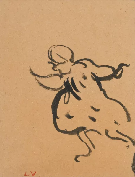 Louis Valtat — "Fillette courant"
