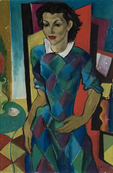 Georges Artemoff — Portrait de Madame Bourdos