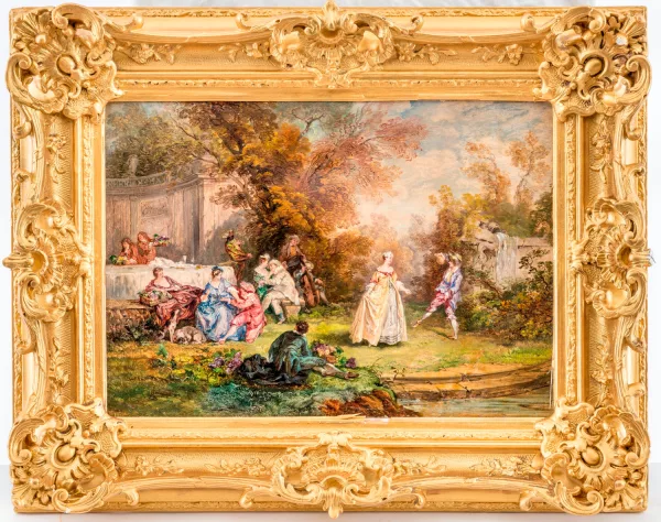 Antoine Watteau — Dans le goût de Jean-Antoine Watteau — Jean-Antoine Watteau (1684-1721), dans le goût de,