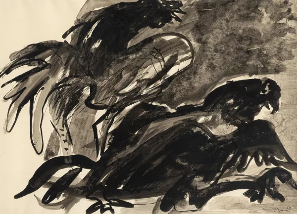 Edouard Pignon — Coq et Poule