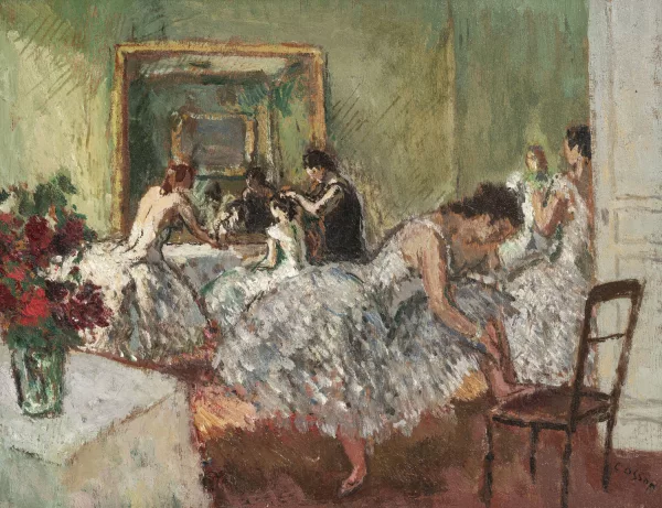Jean Louis Marcel Cosson — Ballerines dans leur loge