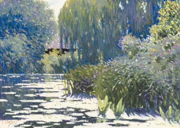 Luc Didier — "Rivière à Clairmarais (Audomarois)"