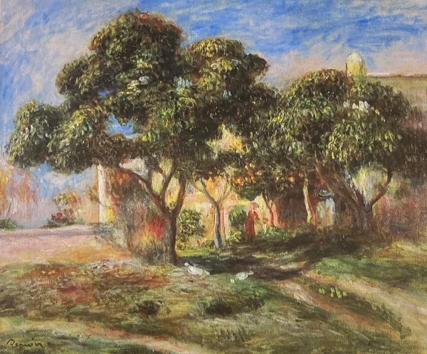 Pierre-Auguste Renoir — Les Néfliers à Cagnes, 1908