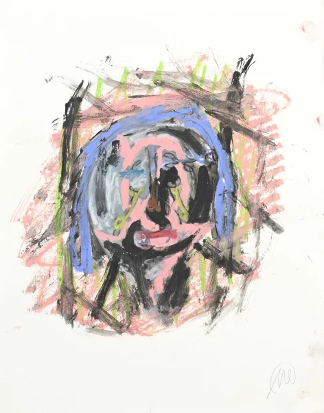Markus Lüpertz — "Sans titre (Männer ohne Frauen - Parsifal)"