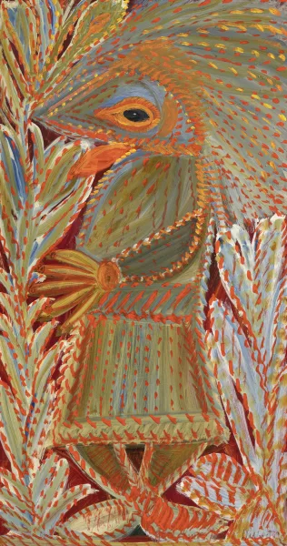 Anselme Boix-Vives — "Rote Figur im Profil"