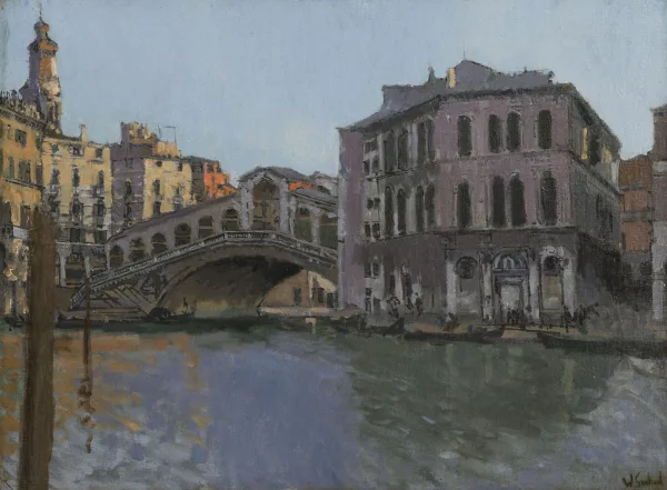 Walter Sickert — Le Pont du Rialto et le Palais de Cammerlenghi