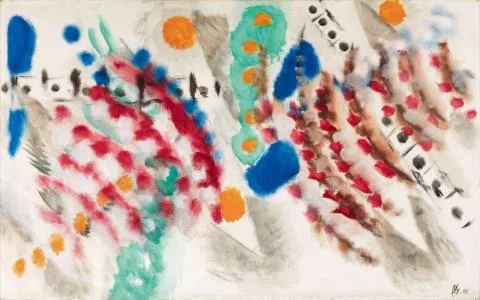 Ernst Wilhelm Nay — Dominant Grün