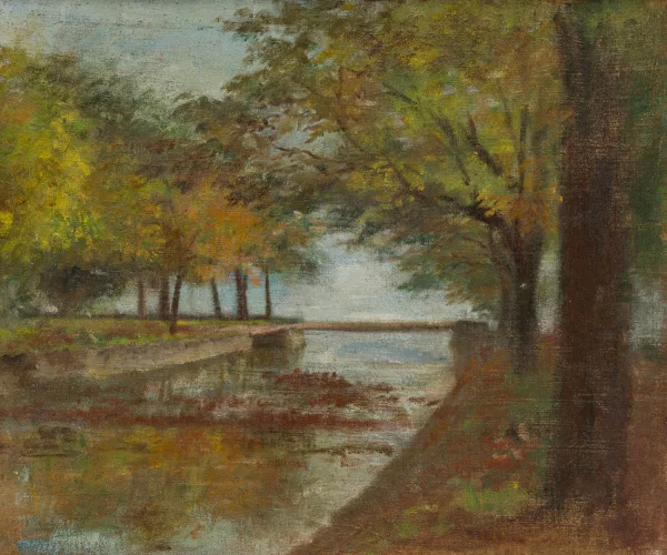 Georges d'Espagnat — Attribué à Georges D'espagnat — La rivière,