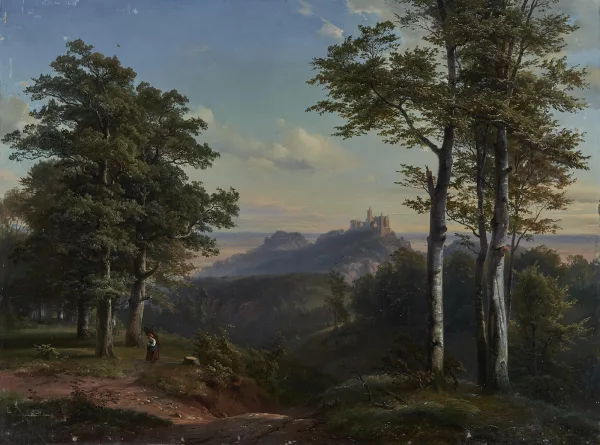 Carl Hummel — Château dans un paysage