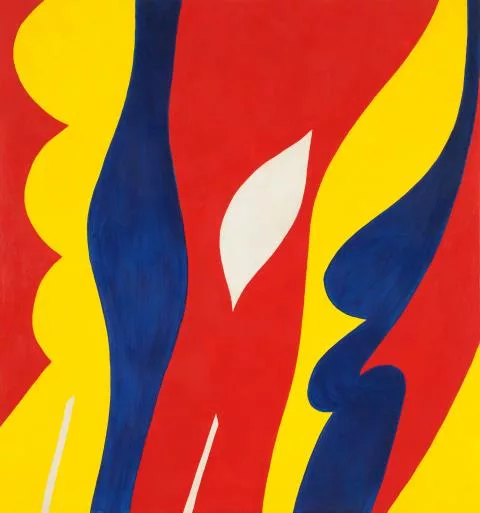 Ernst Wilhelm Nay — Mit weißer Spindel