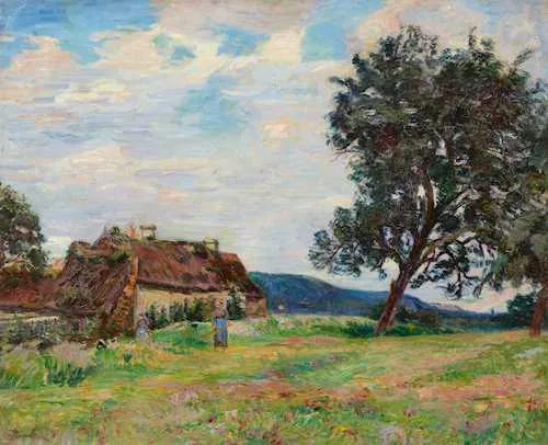 Armand Guillaumin — La ferme. Circa 1883.