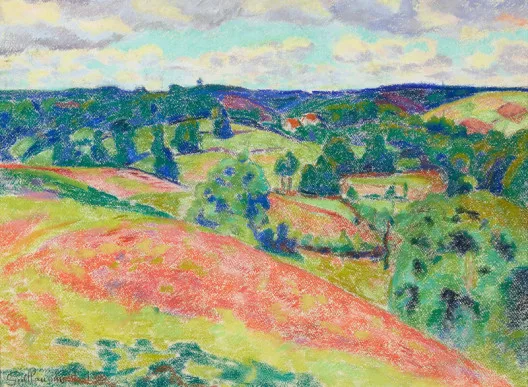 Armand Guillaumin — Paysage de l'Ile-de-France, Ca. 1910.