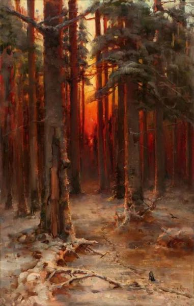 Julius von Klever — Herbstwald
