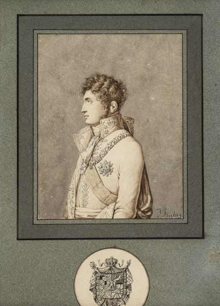 Jean-Baptiste Isabey — Portrait de profil de