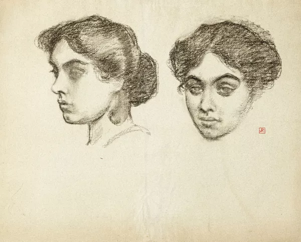 Théo Van Rysselberghe — Portrait présumé de Mlle Couvreur