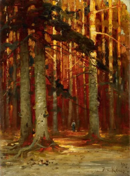 Julius von Klever — Herbstwald