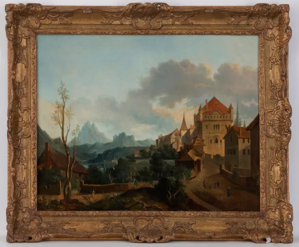 Jean-Victor Bertin — Attribué à Jean Victor Bertin — Paysage animé,