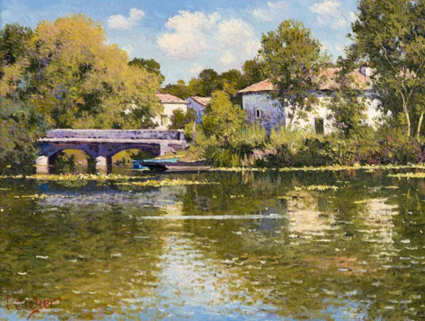 Luc Didier — "Le port de St-Simeux (Charente)"