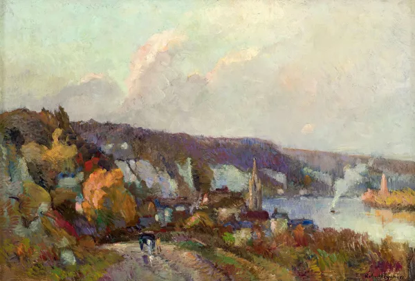 Robert Antoine Pinchon — Eglise de Duclair"