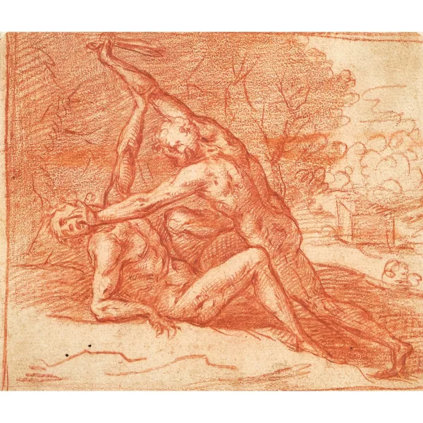 Palma le Jeune — Attribué à JACOPO PALMA — Kain erschlägt Abel.
