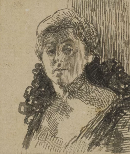 Théo Van Rysselberghe — Portrait Maria Van Rysselberghe,