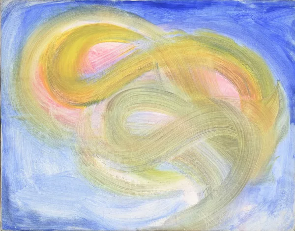 Jean Messagier — "Les yeux au ciel"