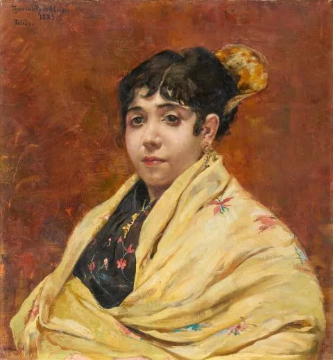 Théo Van Rysselberghe — Bildnis einer jungen Spanierin