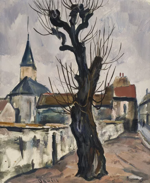 Takanori Oguiss — "Montmagny, Tilleul en hiver",