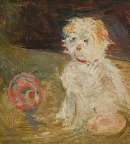 Berthe Morisot — Chien au ballon"