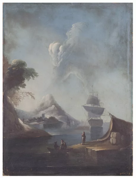 Claude Joseph Vernet — Dans le goût de Joseph Vernet — L'accostage,