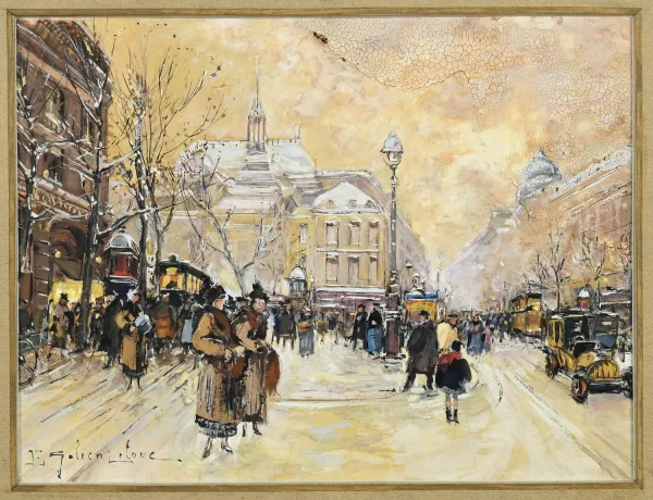 Eugène Galien — D’après Eugène Galien Laloue — Vue de Paris,