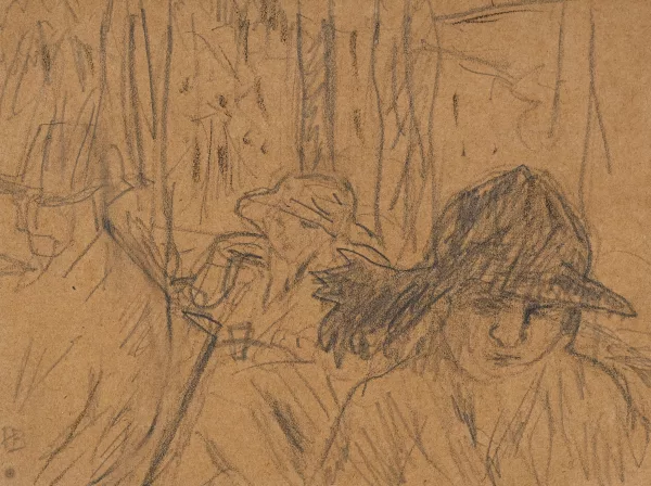 Pierre Bonnard — Attribué à Pierre Bonnard — "Au café"