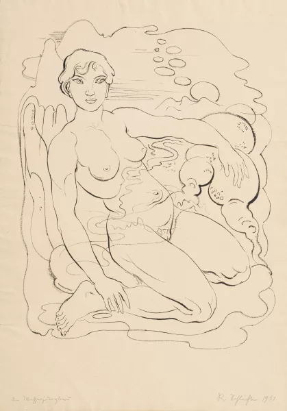 Rudolf Schlichter — Naïade,