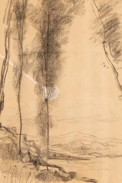 Jean-Baptiste Camille Corot — Paysage aux peupliers