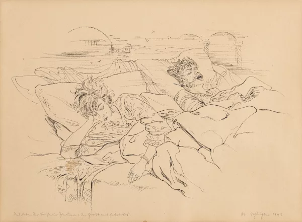 Rudolf Schlichter — La nuit après la dispute