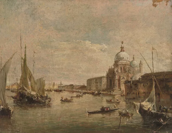 Francesco Guardi — nach Veduta di Venezia con la Dogana e la chiesa di S