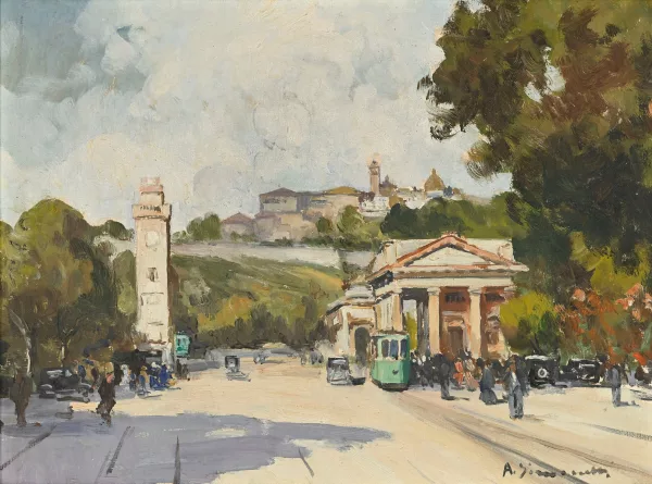 Attilio Simonetti — Porta Nuova à Bergame,